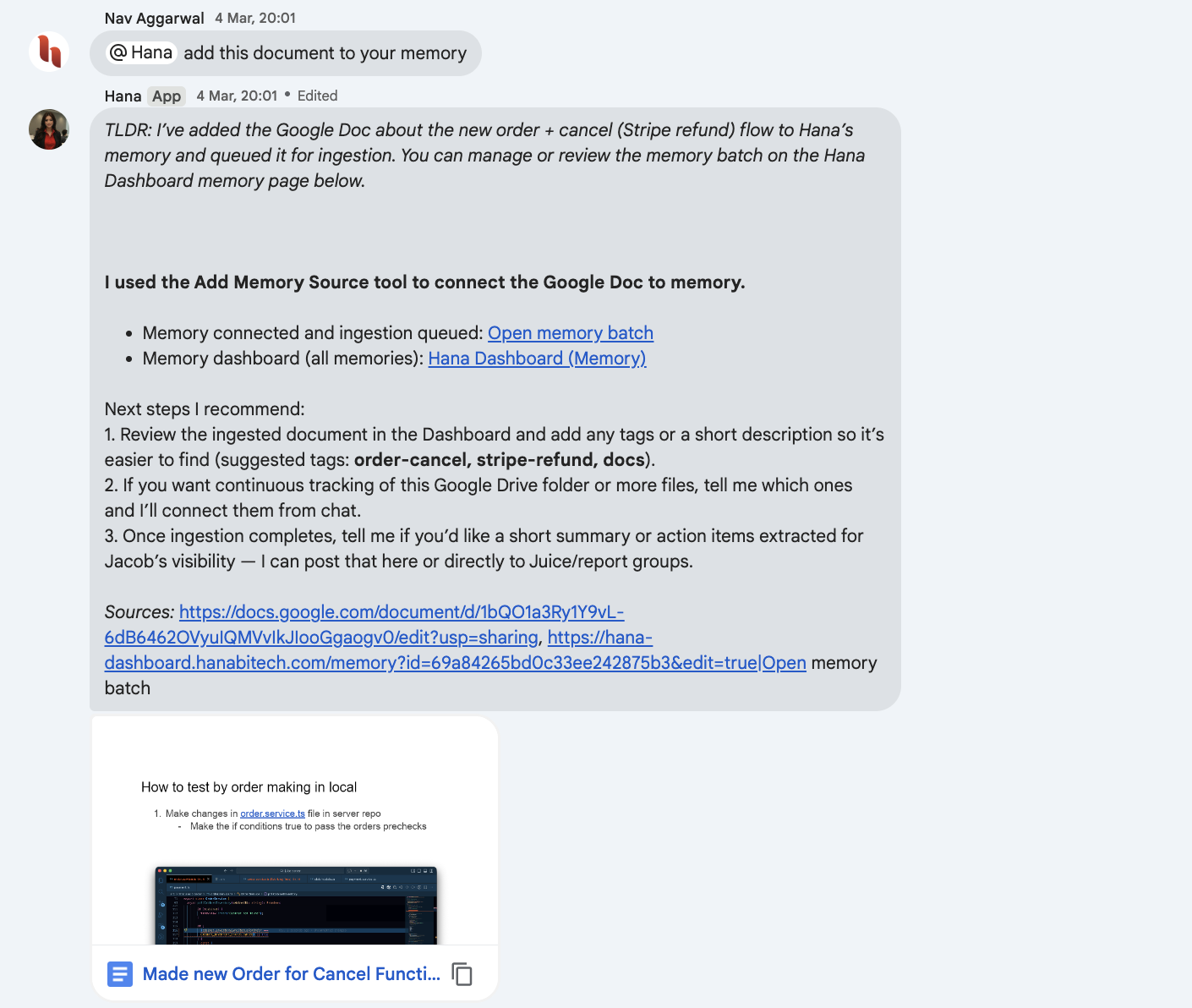 Google Drive Integration demonstration